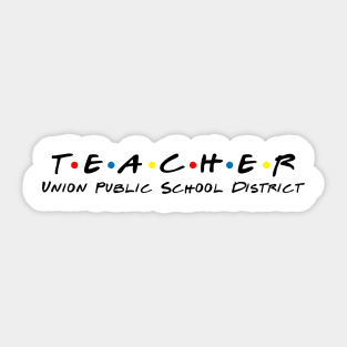 UPSD Teacher Sticker